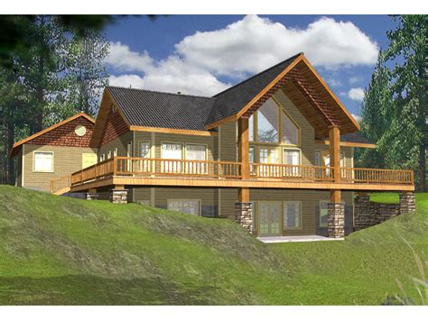 Golden Lake Rustic A Frame Home Plan 088d 0141 House