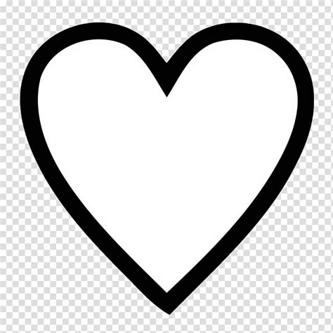 White Heart Transparent Background Png Clipart Hiclipart