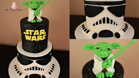 Star Wars Yoda Stormtrooper Cake Tutorial Youtube