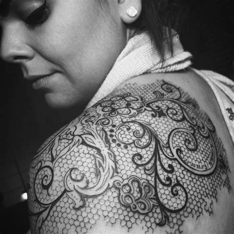 25 Amazing Lace Tattoo Designs