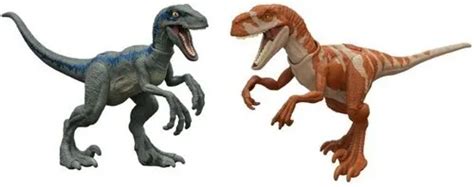 Mattel Jurassic World Dino Battle Pack Velociraptor Blue Vs Atrociraptor N Eur 2040