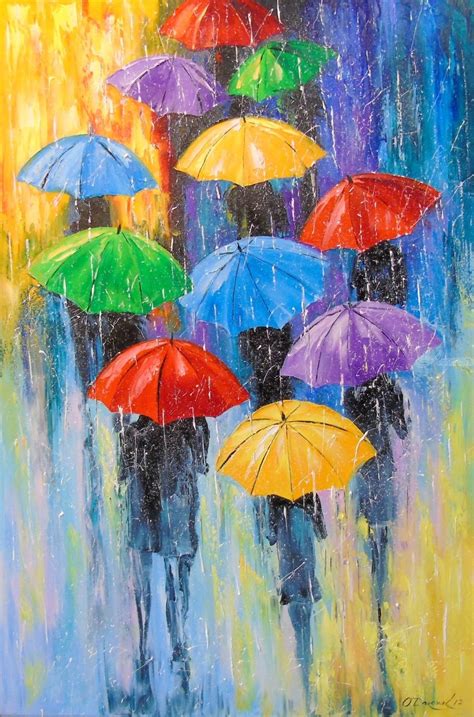 Rain Paintings By Olha Darchuk