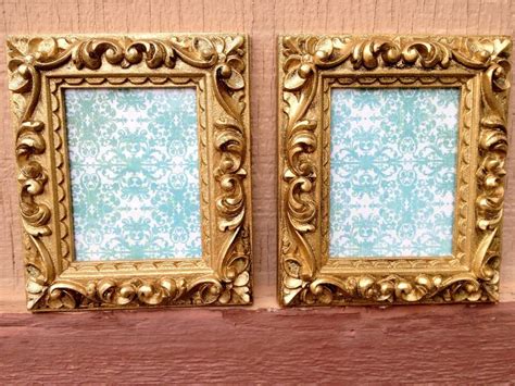 Gold Glittery Mini Frames Ornate Gold Frames Teen Room