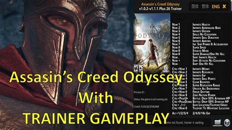 Assassins Creed® Odyssey With A Trainer Walkthrough Gameplay Part 1