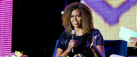 Michelle Obama Rocks Blonde Ombre Natural Curls At 2019 Essence Music