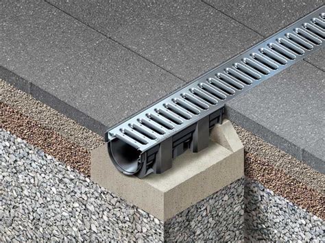 Domestic Drainage Channel For Private Driveways Courtyards Patios And