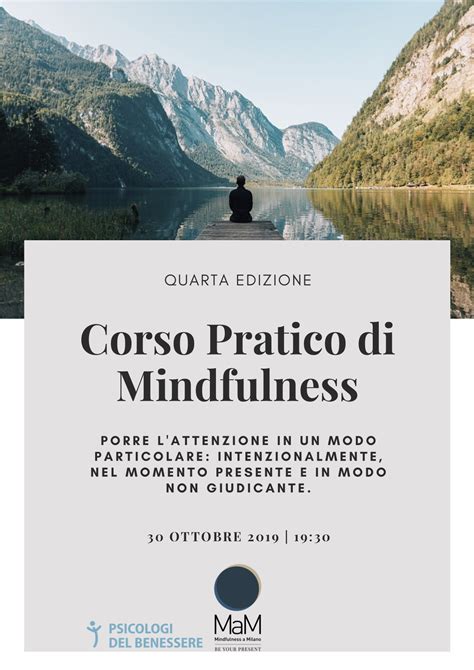 Psicologi Del Benessere Corso Pratico Di Mindfulness 4° Edizione