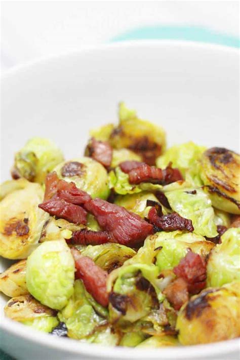 Roasted brussels sprouts with parmesan. Brussel Sprouts with Pancetta - a perfect delicious combination