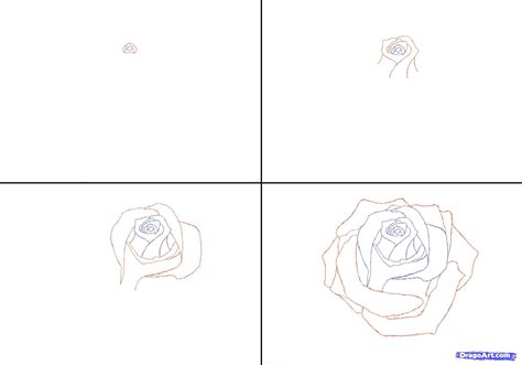 Https://tommynaija.com/draw/how To Draw A 3d Rose Easy