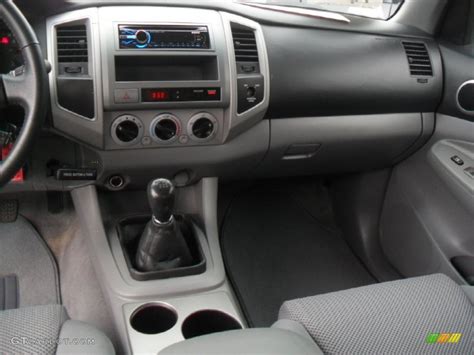 2007 Toyota Tacoma V6 Prerunner Trd Access Cab Graphite Gray Dashboard
