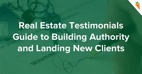 Real Estate Testimonial Tips And Examples For 2023 Carrot