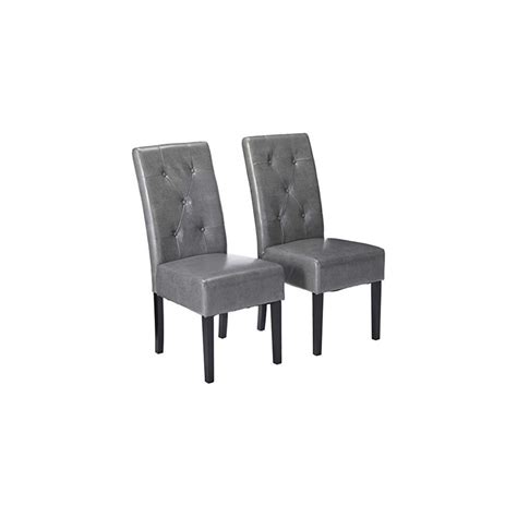 Christopher Knight Home Taylor Bonded Leather Dining Chairs Universe