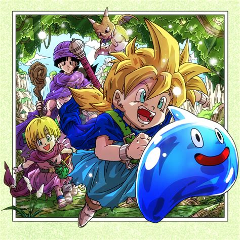Hatiware12 Heros Daughter Dq5 Heros Son Dq5 Hero Dq5 Slime Dragon Quest Small Fry