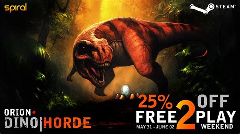 Orion Dino Horde Free 2 Play Weekend Trailer Youtube