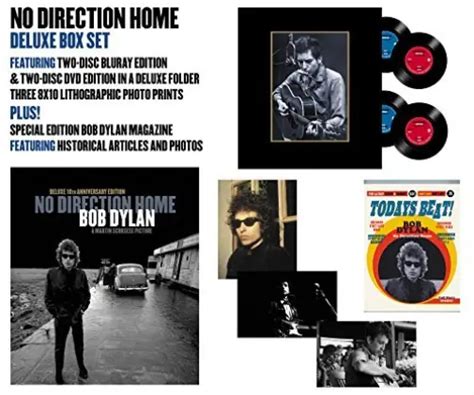 No Direction Home Bob Dylan 10th Anniversary Edt Limited Deluxe Box Blu Ray 5356 Picclick