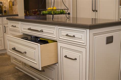 Kitchen island with garbage bin foter kitchen remodel small. Deep drawers in Island. | White kitchen, High end kitchens ...