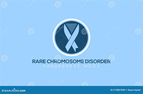 Rare Chromosome Disorder Awareness Week Vector Banner Observed On June Every Year Awareness