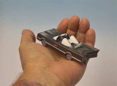 Please allow additional processing time due to the holiday. 1966 Batmobile KoolWheelz Paper Model by Dave Winfield ...
