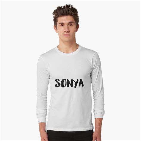 Sonya T Shirt By Ftml Redbubble