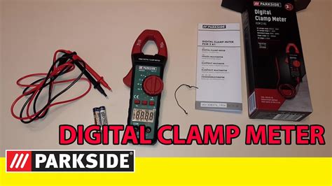 Parkside Digital Clamp Meter Unboxing Tryout 4k Youtube