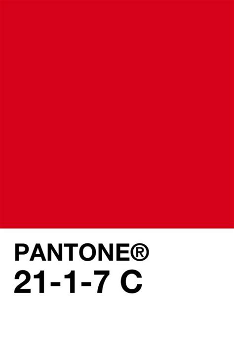 21 1 7c Pantone Red Red Colour Palette Pantone
