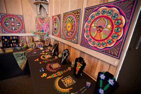 Huichol Yarn Paintings And Bead Art Shamanism