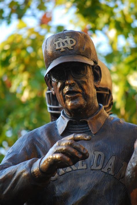 Lou Holtz Statue 2 The Sports Bank