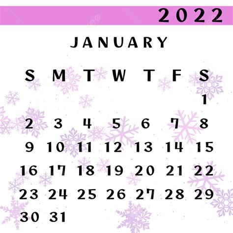 Calendario De Enero Con Color Morado Png Enero Calendario Enero