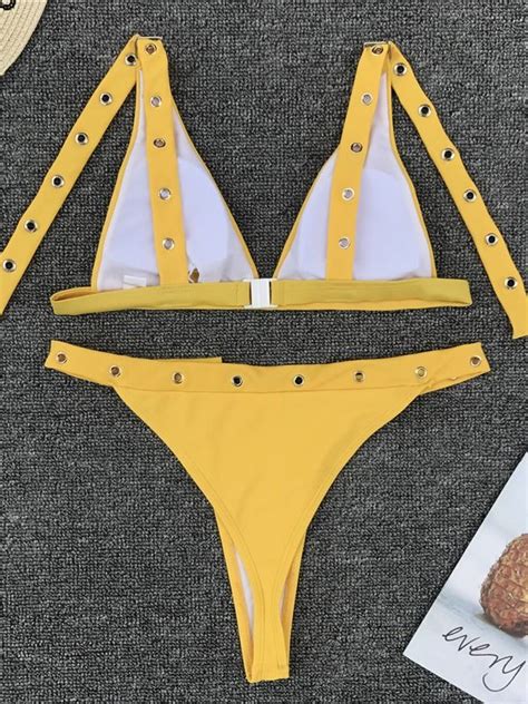 China 2019 Oem Thong Bikini Custom Swimwear Hot Sexy Bikini Open Micro