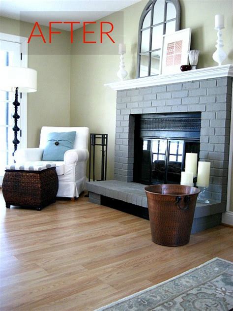 There is a wild debate out there. 10 Gorgeous Ways to Transform a Brick Fireplace Without ...