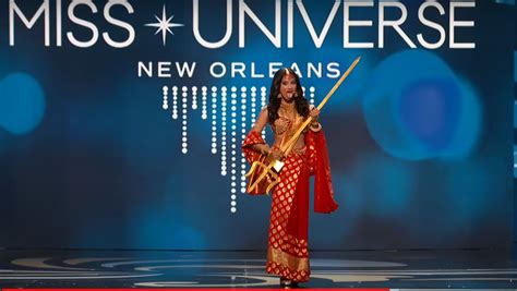 Sophiya Bhujel Showcases Trishul In Miss Universe 2022 Nepal Minute Nepal Minute Out Of