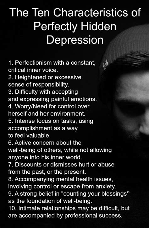 The Ten Characteristics Of Perfectly Hidden Depression
