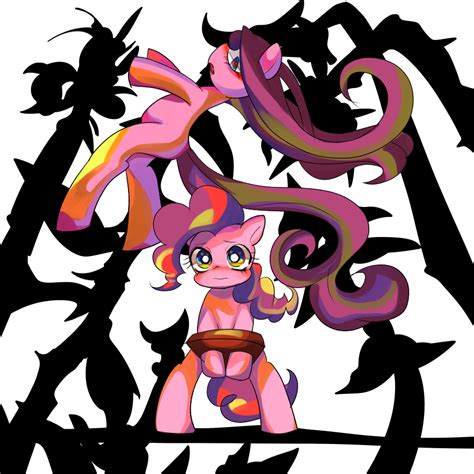 721930 Safe Artist Marihico Character Pinkie Pie Duality
