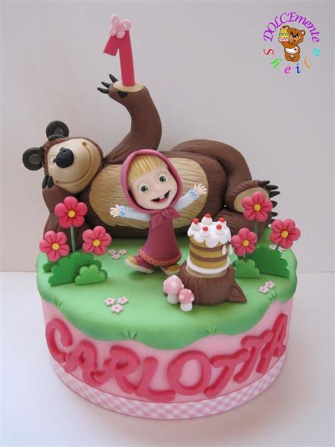 Masha And The Bear Novelty Birthday Cakes Bear Cakes Cake