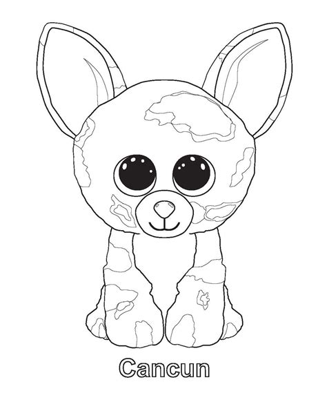 Free Printable Beanie Boo Coloring Pages Free Printable A To Z