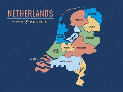 Holanda Mapa Mapa Da Holanda Holanda Desde Mapcarta El Mapa Libre