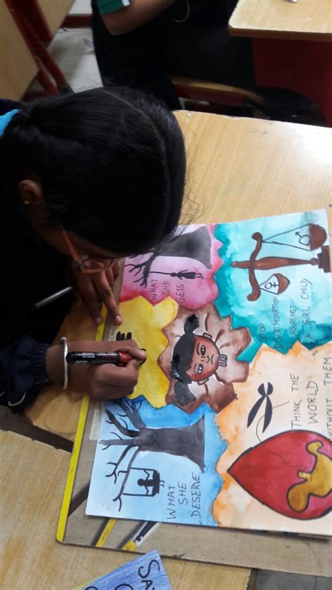 Save The Girl Child Poster Making Activity The