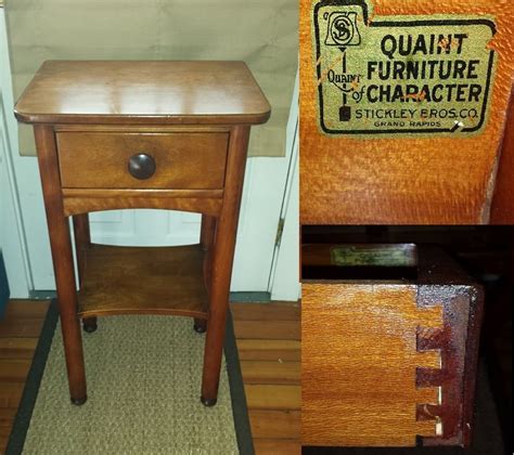 Check spelling or type a new query. Stickley Brothers Bed Side Table Quaint Furniture Bros Co ...
