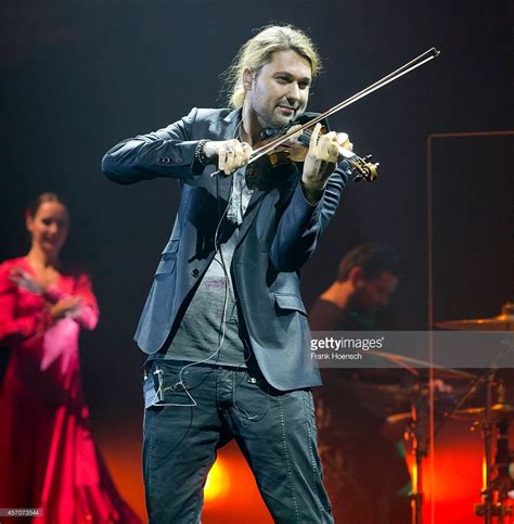 German Violinist David Garrett Performs Live During A Concert At The O2