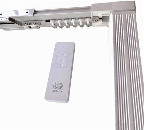 Abalon Motorized Track For Curtains With Remote Control 1 To 6 Meters