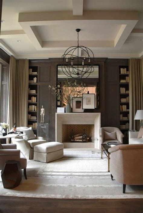 Modern Living Room In Brown 100 New Proposals Transitional Style