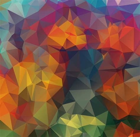 Premium Vector Abstract Background Consisting Of Triangles