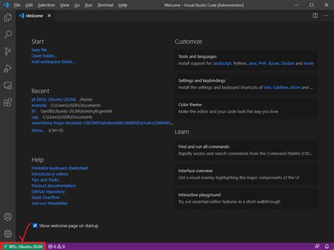 Javascript (/ˈdʒɑːvəˌskrɪpt/), often abbreviated as js, is a programming language that conforms to the ecmascript specification. Visual Studio Code와 Windows Subsystem for Linux 연동하기 - EvaNote
