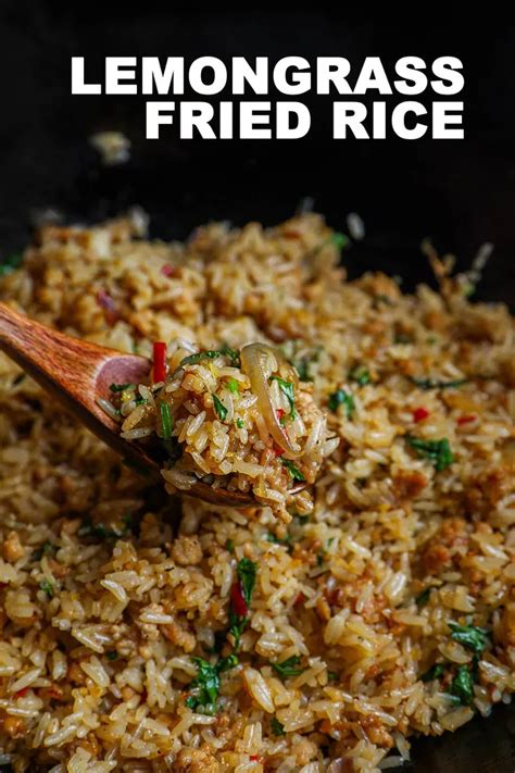 Lemongrass Chicken Fried Rice Recipe And Video Seonkyoung Longest