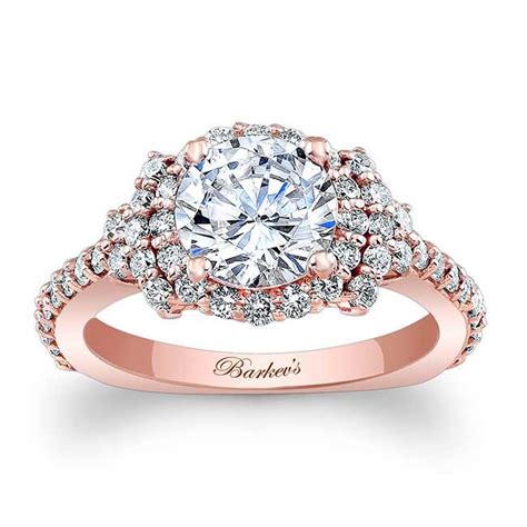 Maybe you would like to learn more about one of these? Barkev's Rose Gold Halo Engagement Ring 7979LP | Barkev's