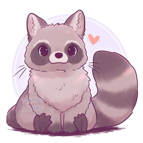 🌸 Kawaii Racoon 🦝🌸 As Part Of My Kawaii Animal Series 😄 Cute Animal