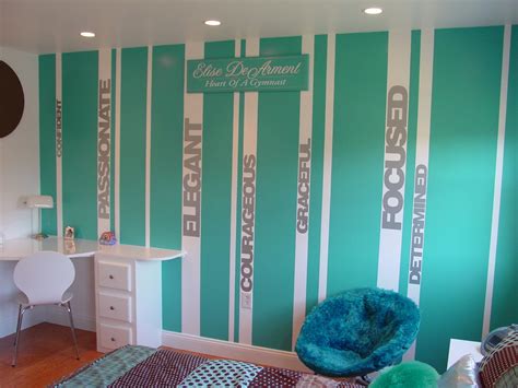Maybe you would like to learn more about one of these? Makeover of a young gymnast's bedroom | Gymnastics room ...