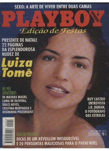Sebo do Messias Revista Playboy 1993 Nº 221 Luiza Tomé Com Pôster