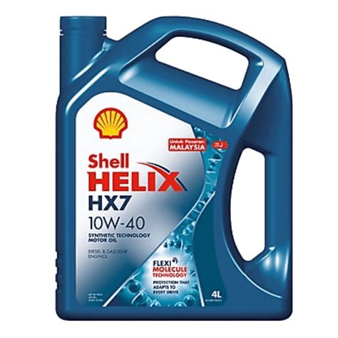 Shell Helix Hx7 10w 40 Semi Synthetic 4l Parts Generation