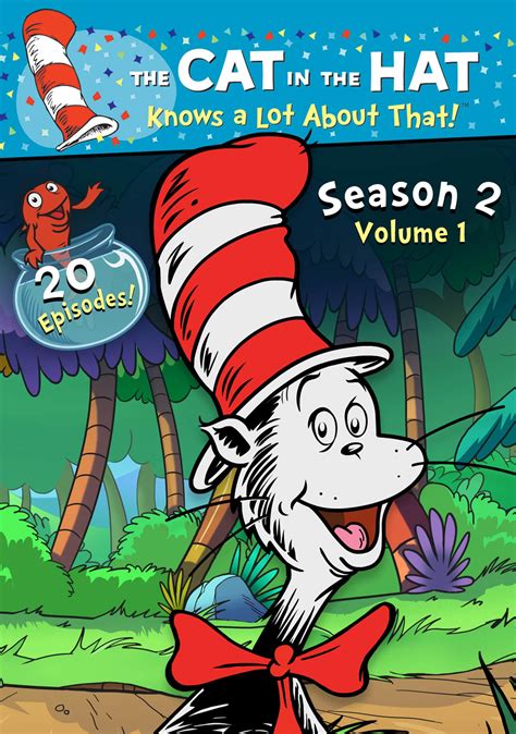 Seuss, in which a child named sally and her little brother are visited by an anthropomorphic cat wearing a red and white striped hat and a red bow tie. The Cat In The Hat Knows A Lot About That: Season 2 ...